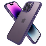 iPhone 14 Pro Max Spigen Ultra Hybrid Case - Transparent / Purple