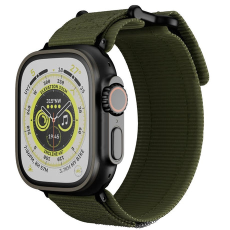 Apple Watch (42/44/SE/45/46/49mm) Tech-Protect Scout Pro Fabric Strap - Green