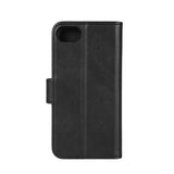 iPhone SE / 8 / 7 / 6 Classic Wallet Flip Case with Stand Function - Black
