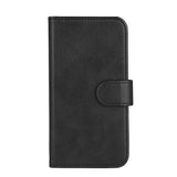 iPhone 12 / 12 Pro Classic Wallet Flip Case with Stand Function - Black