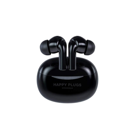 Happy Plugs Joy Pro In-Ear Headphones with Noise Cancellation - Black