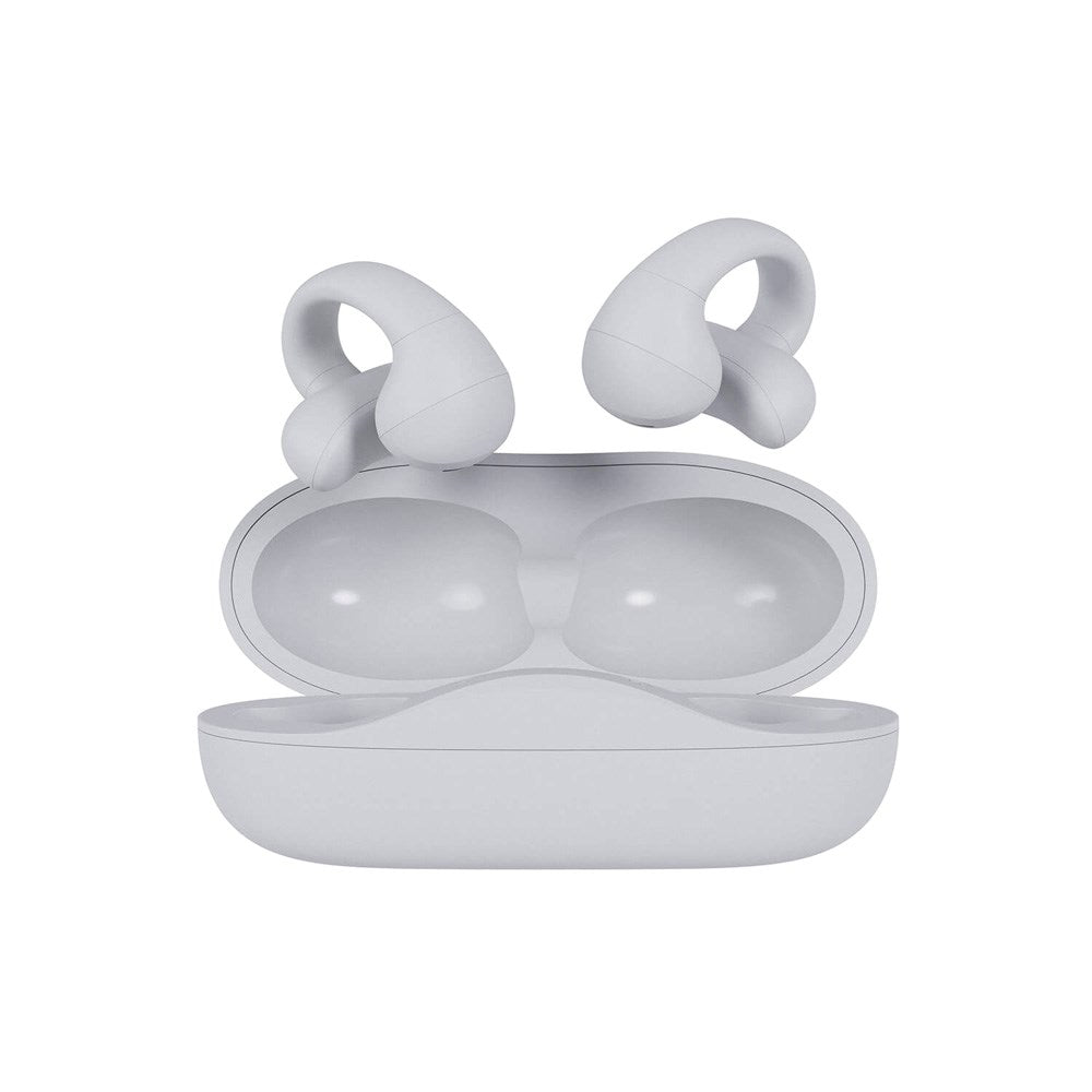 Happy Plugs Clip Wireless Open-Ear Headphones - White