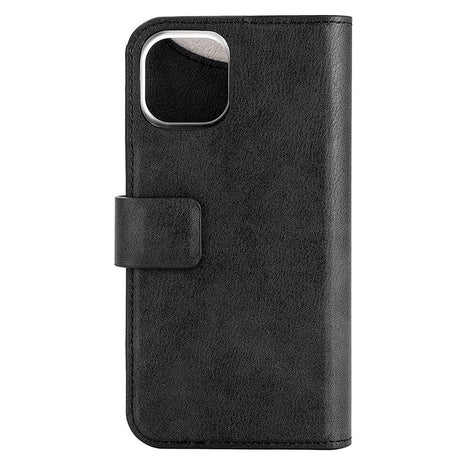 iPhone 15 GEAR ONSALA Fashion Collection Wallet Case w. Magnet - MagSafe Compatible - Midnight Black