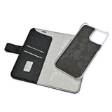 iPhone 15 Pro GEAR ONSALA Fashion Collection Wallet Case w. Magnet - MagSafe Compatible - Midnight Black