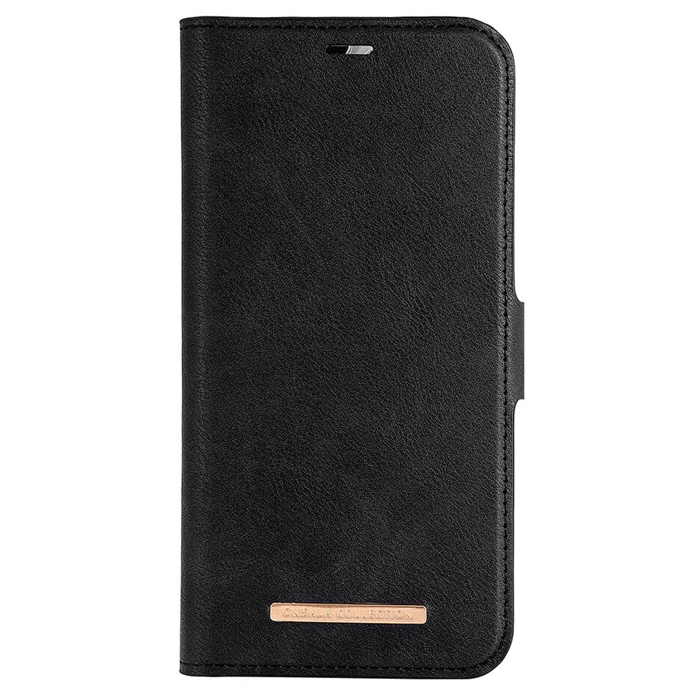 iPhone 15 Pro Max GEAR ONSALA Fashion Collection Wallet Case w. Magnet - MagSafe Compatible - Midnight Black