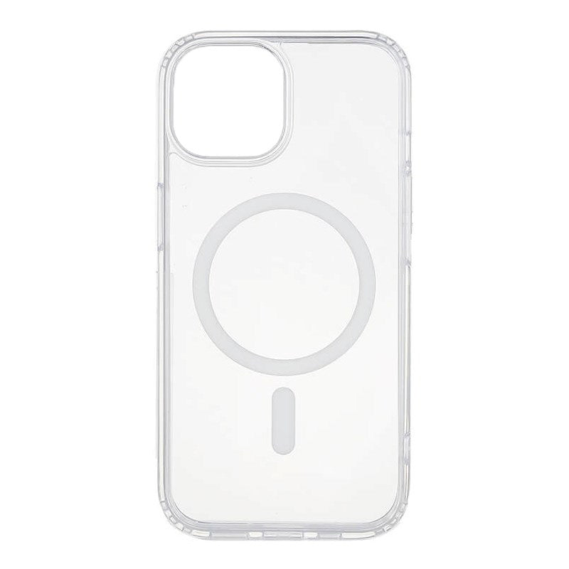 iPhone 15 GEAR Onsala Flexible Plastic Case - MagSafe Compatible - Transparent