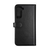 Samsung Galaxy S21 FE Gear Buffalo Wallet Genuine Leather Magnet Wallet Case - Black