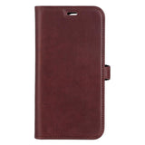 iPhone 14 Pro Gear Buffalo Wallet Genuine Leather Magnet Wallet Case - Brown