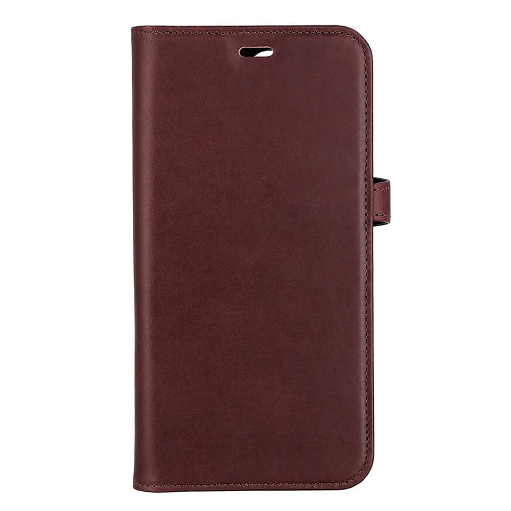 iPhone 14 Pro Max Gear Buffalo Wallet Genuine Leather Magnet Wallet Case - Brown