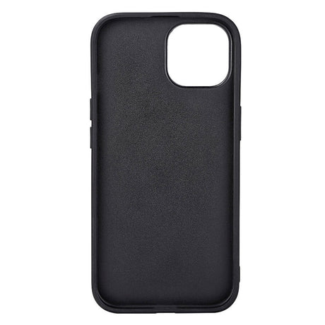 iPhone 15 GEAR Buffalo Faux Leather Case - MagSafe Compatible - Black