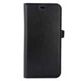 iPhone 15 Pro Max GEAR Buffalo 2-in-1 Wallet Genuine Leather Magnet Flip Case with Wallet - Black