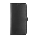 iPhone 16 Pro GEAR Buffalo 2-in-1 Wallet Genuine Leather Magnet Flip Case with Wallet - MagSafe Compatible - Black