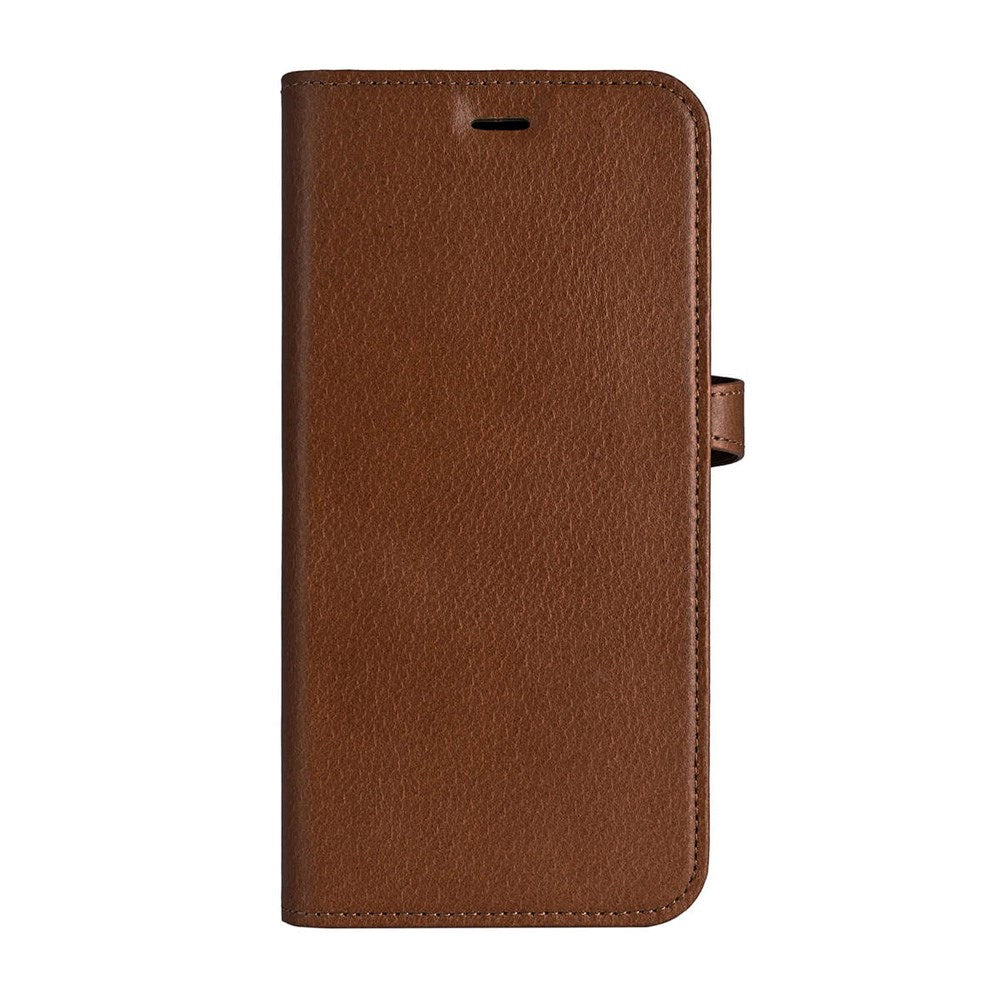 iPhone 16 Plus GEAR Buffalo 2-in-1 Wallet Genuine Leather Magnet Flip Case with Wallet - MagSafe Compatible - Brown