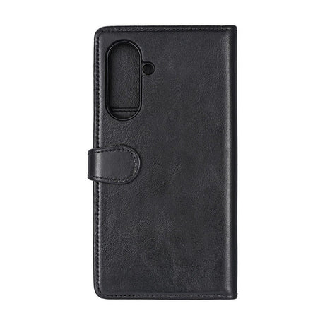 Samsung Galaxy A56 (5G) Buffalo 2-in-1 Wallet Real Leather Magnet Flip Case with Wallet - Black