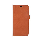 iPhone 16e GEAR BUFFALO 2-in-1 Genuine Leather Flip Case - Brown