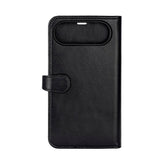 iPhone Air Buffalo 2-in-1 Genuine Leather Flip Case - Black