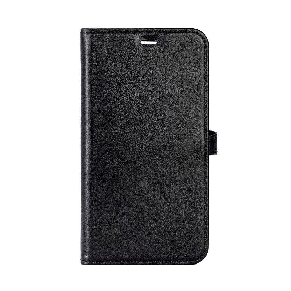iPhone 17 Pro Max Buffalo 2-in-1 Genuine Leather Flip Case - Black