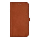 iPhone Air Buffalo 2-in-1 Genuine Leather Flip Case - Brown