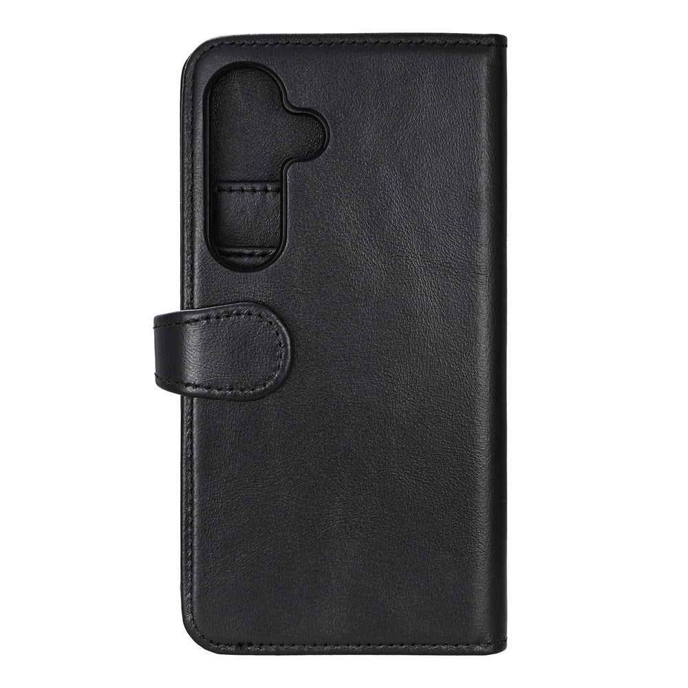 Samsung Galaxy S26 Buffalo 2-in-1 Genuine Leather Flip Case - MagSafe Compatible - Black