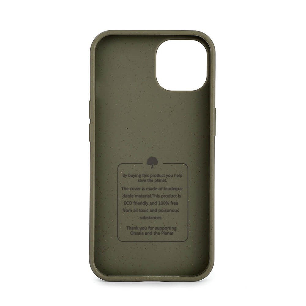 iPhone 13 GEAR Onsala Eco Case - Degradable Back Case - Green