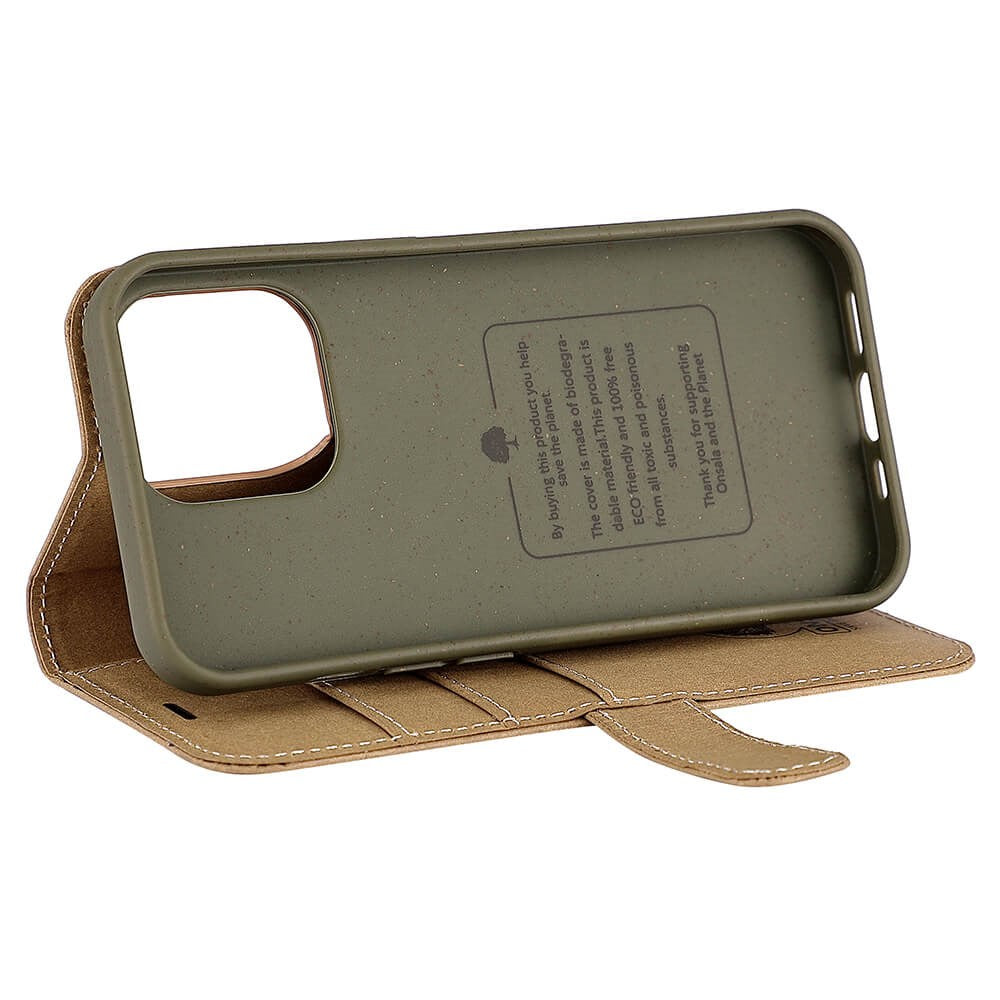 iPhone 13 Pro GEAR Onsala Eco Wallet - Degradable Wallet Case - Sand