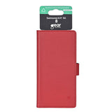Samsung Galaxy A37 GEAR Faux Leather Flip Case - Red