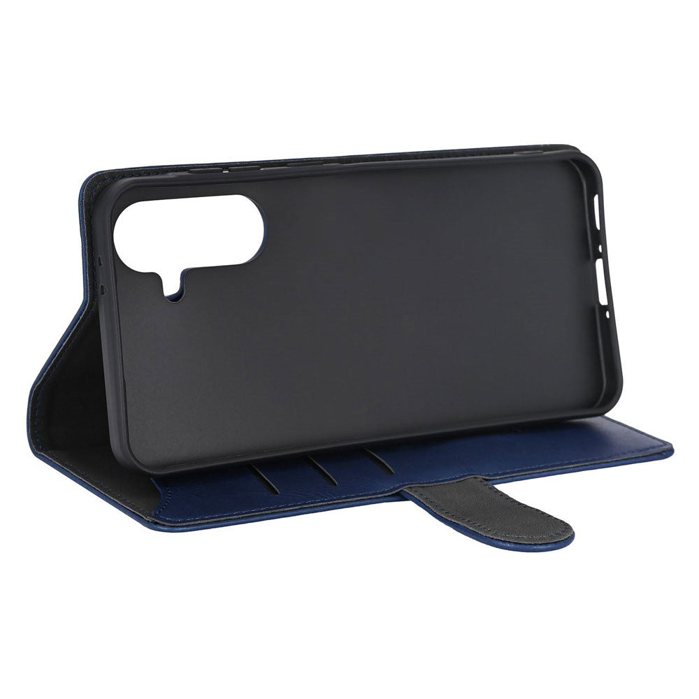 Samsung Galaxy A37 GEAR Faux Leather Flip Case - Blue