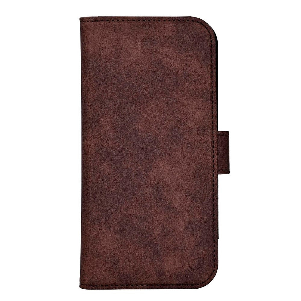 iPhone 17 GEAR Faux Leather Flip Case - MagSafe Compatible - Brown