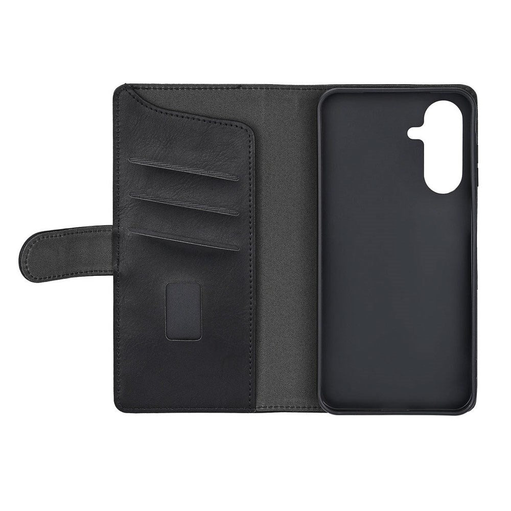 Samsung Galaxy A26 (5G) GEAR Recycled Faux Leather Flip Case with Wallet - Black