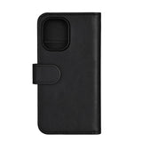 iPhone 16 GEAR Leather Case 2-in-1 m. Wallet 3 Cards - MagSafe Compatible - Black