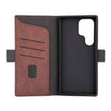 GEAR Samsung Galaxy S24 Ultra Leather Wallet Case - Brown