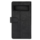 GEAR Google Pixel 7A Leather Wallet Case - Black