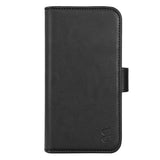 iPhone 15 Pro GEAR Leather Case 2-in-1 w. Wallet 7 Cards - Black