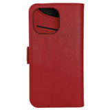 GEAR iPhone 15 Pro Max Leather Wallet Case - MagSafe Compatible - Red