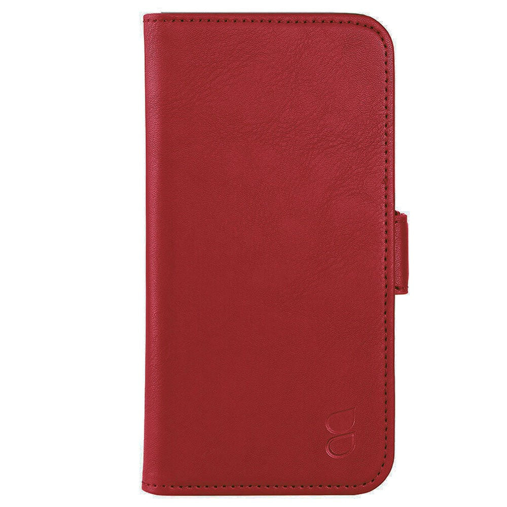 GEAR iPhone 15 Pro Max Leather Wallet Case - MagSafe Compatible - Red