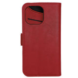 GEAR iPhone 15 Pro Leather Wallet Case - MagSafe Compatible - Red