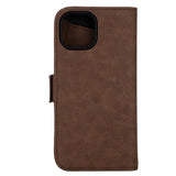 GEAR iPhone 15 Leather Wallet Case - MagSafe Compatible - Brown