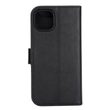 GEAR iPhone 15 Plus Leather Wallet Case - MagSafe Compatible - Black