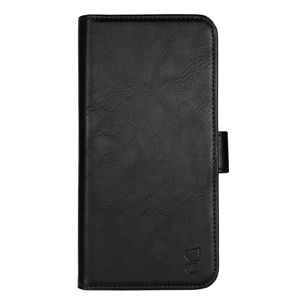 iPhone 14 Pro Max GEAR Wallet - Leather Flip 2-in-1 Case with Wallet 3 Cards - Black