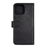 iPhone 14 Pro Max GEAR Wallet - Leather Flip 2-in-1 Case with Wallet 3 Cards - Black