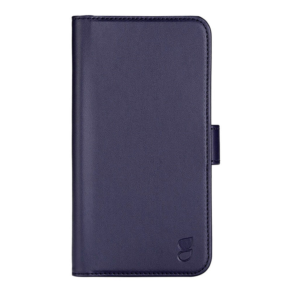 iPhone 14 Pro Max GEAR Wallet - Leather Flip Cover with Wallet for 3 Cards - Blue