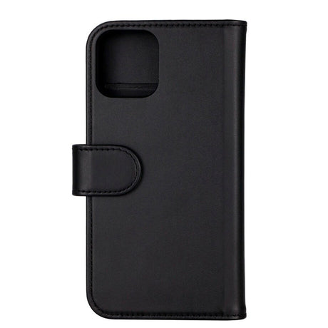 iPhone 12 / 12 Pro GEAR Wallet - Leather Flip 2-in-1 Case with Wallet 3 Cards - Black