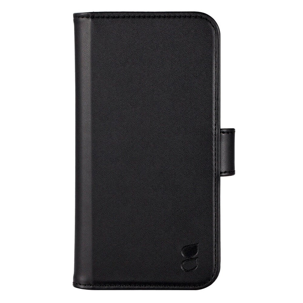 iPhone 12 / 12 Pro GEAR Wallet - Leather Flip 2-in-1 Case with Wallet 3 Cards - Black