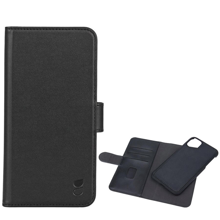 iPhone 11 GEAR Leather Wallet Case & Magnet - Black