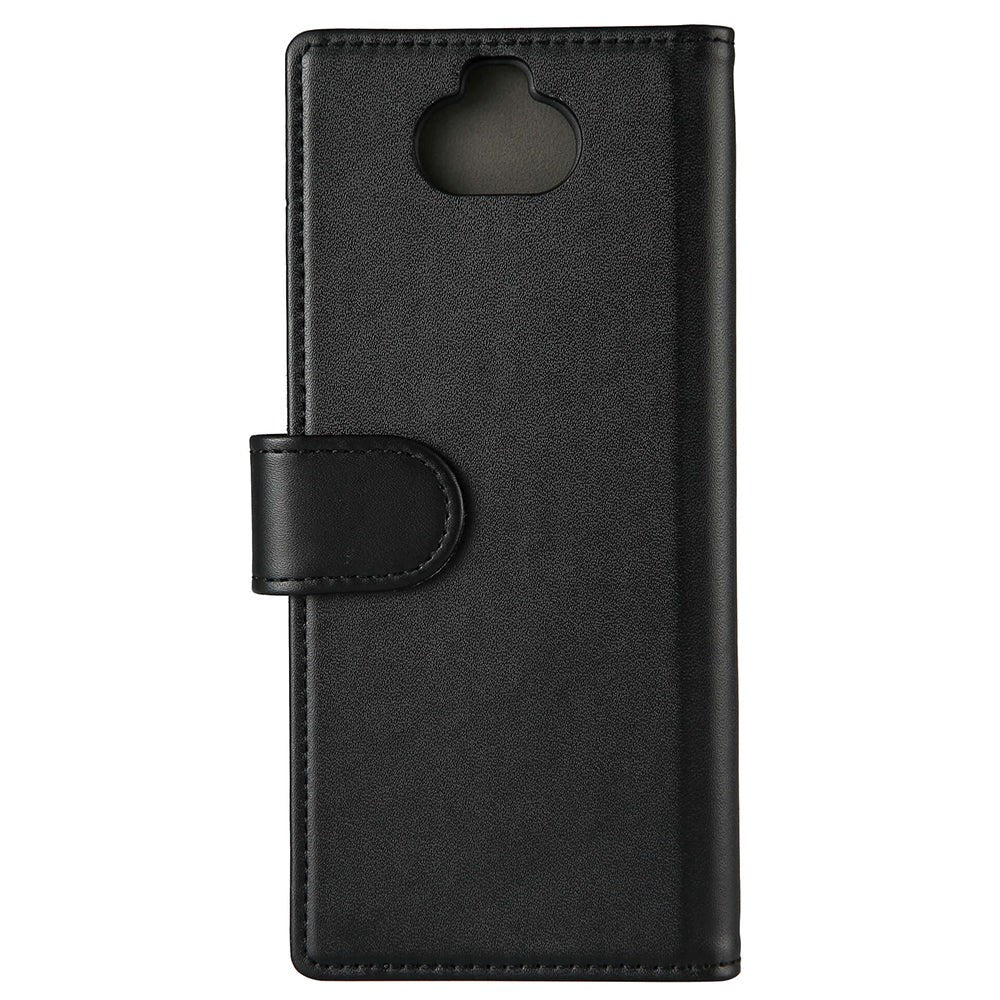 Sony Xperia 10 Gear Wallet - Leather Wallet Case - Black