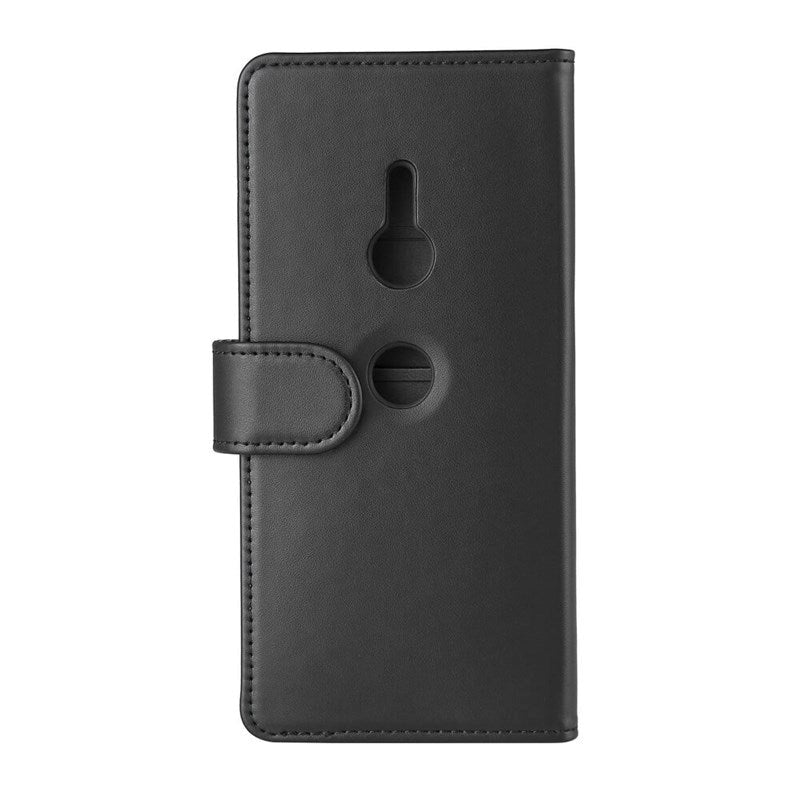 GEAR Sony Xperia XZ3 Wallet Leather Case Black