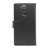 GEAR Sony Xperia XA2 Wallet Leather Case Black