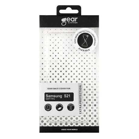 Samsung Galaxy S21 GEAR Flexible Plastic Case - Transparent