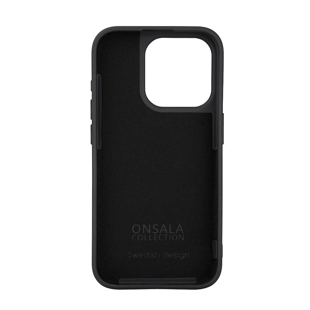 iPhone 15 Pro GEAR Onsala Silicone Case - MagSafe Compatible - Black