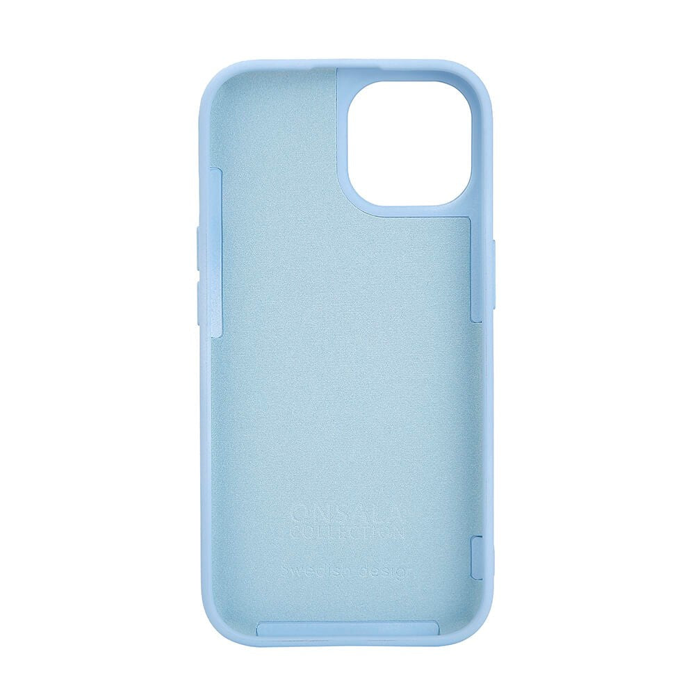 iPhone 15 GEAR Onsala Silicone Case - MagSafe Compatible - Light Blue